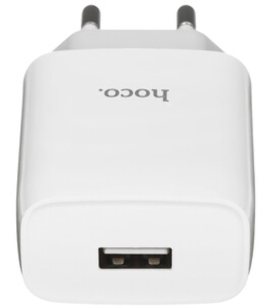 Сетевое зарядное устройство 1 USB/HOCO HC-12899 C72A/Выход: 10.5W/белый