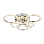 Потолочный светодиодный светильник FA414/3+3 CH хром 90W 580*540*120 (ПДУ РАДИО 2.4), фото3