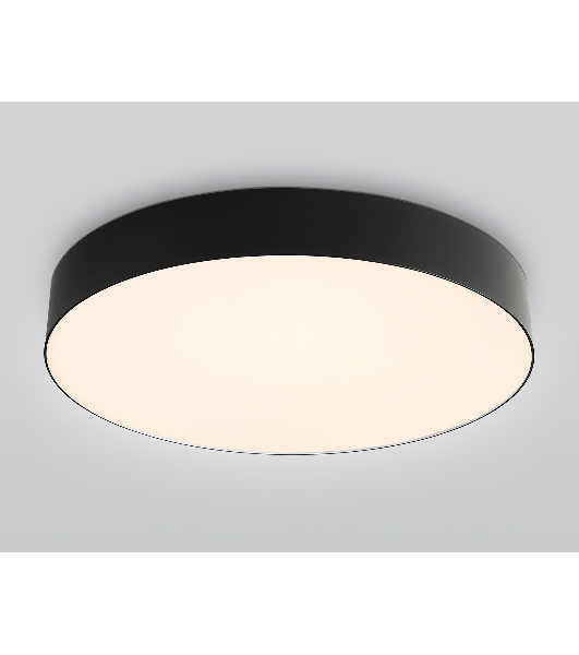 Потолочный светодиодный светильник Ambrella light FZ1365 BK черный IP20 60W 3000-6500K 490*80 (ПДУ ИК)