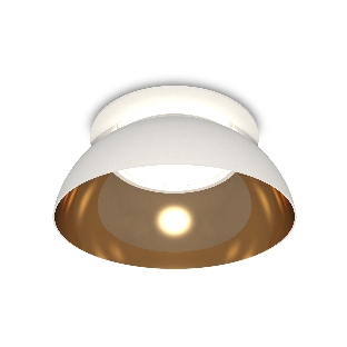 Комплект встраиваемого светильника Ambrella light XC8050101 SWH/PYG/CL белый песок/золото желтое полированное/прозрачный GX53 (C8050, N8144)