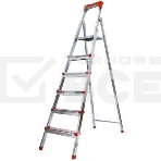 Стремянка FIT 65334стальная 6 ступеней вес 9.1кг, фото 1