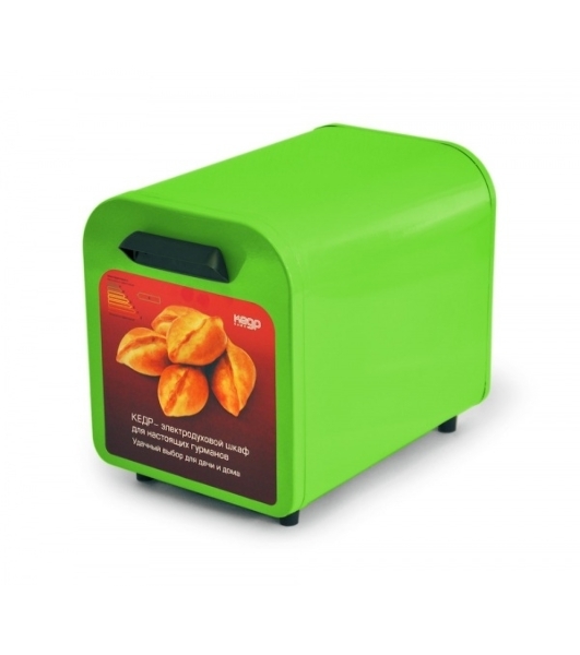 Мини-печь Кедр ШЖ-0,625/220 салатовый, мощность 625Вт., внутренний объем 10л