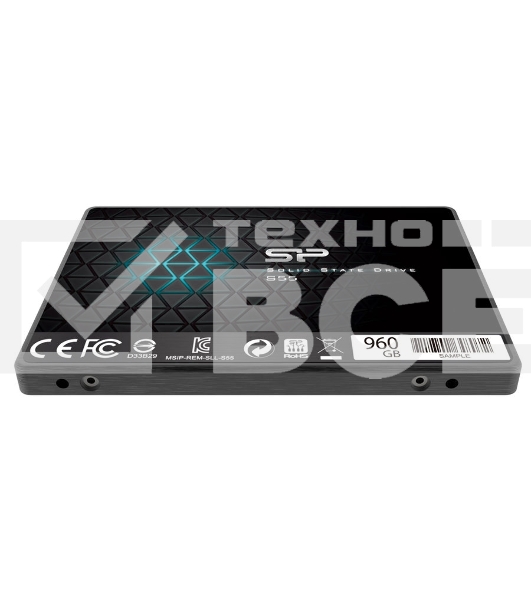 Накопитель SSD SiliconPower Slim S55, 960Gb, SATA, 2.5