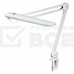 Лампа настольная бестеневая Rexant, струбцина, «Blue Stream», 60 SMD LED, белая, фото 1