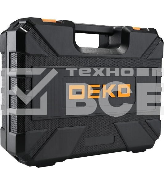 Дрель-шуруповерт Deko DKCD12FU-Li SET3 063-4173, Аккумуляторная, 12В, 2АКБ, Кейс