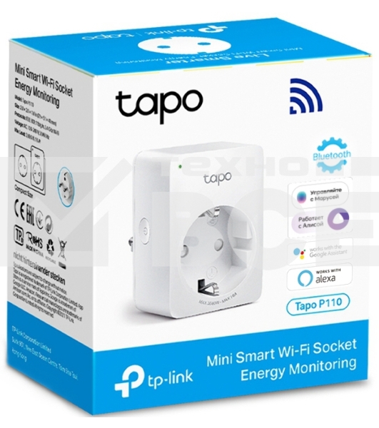 Умная розетка Mini Smart Wi-Fi Socket, Energy MonitoringSPEC: 100-240 V, Max Load 16 A, 50/60 Hz, 2.4 GHz Wi-Fi networkingFEATURE: Amazon Certified for Humans (FFS), Energy Monitoring, Voice Control (works with Amazon Alexa and Google Assistant), Remote Control