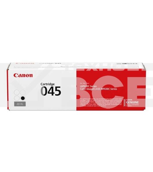 Картридж лазерный Canon 045BK черный, 1400 стр., для i-SENSYS MF631/633/635, LBP611