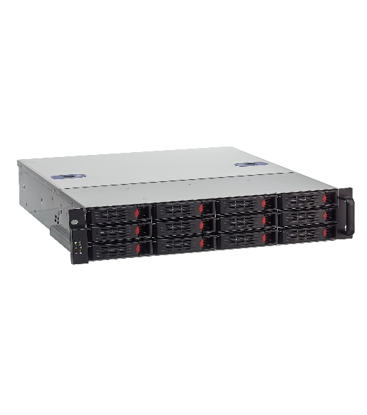 Серверный корпус ExeGate Pro 2U550-HS12 (RM 19', высота 2U, глубина 550, Redundant БП 2x1200W, 12xHotSwap, USB)