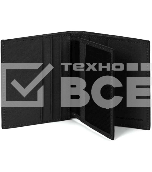 Чехол для кредитных карт Piquadro Black Square PP1518B3R/N натур.кожа черный
