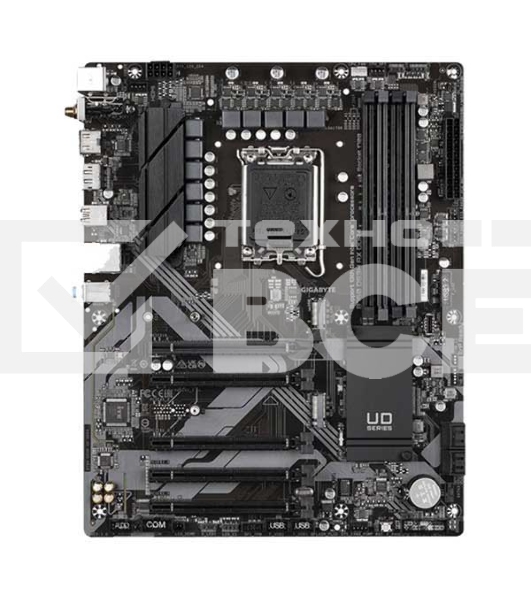 Материнская плата Gigabyte B760 DS3H, LGA 1700, Intel B760, 4xDDR5, 4xSATA, 2xM.2, 1xPCIe 4.0 x16, 4xPCIe 3.0 x1, 1xHDMI, 1xDP, 1x 1Gb LAN, 1xUSB 3.2 Gen 2, 1xUSB 3.2 Gen 2x2, 4xUSB 2.0, 3x3.5 мм, 7.1, ATX
