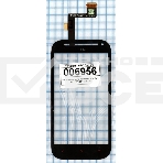 Сенсорное стекло (тачскрин) для HTC One SV LTE T528T, черное, фото4