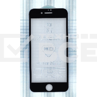 Защитное стекло 6D для Apple iPhone 7/8 черный