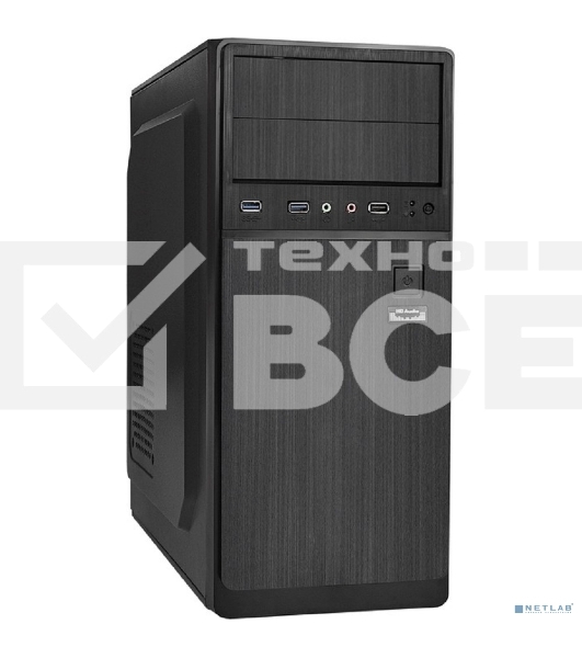 Компьютерный корпус Miditower ExeGate EX287145RUS XP-402U2-600W-12 (ATX, БП XP600 с вент. 12см, 1*USB+2*USB3.0, аудио, черный)
