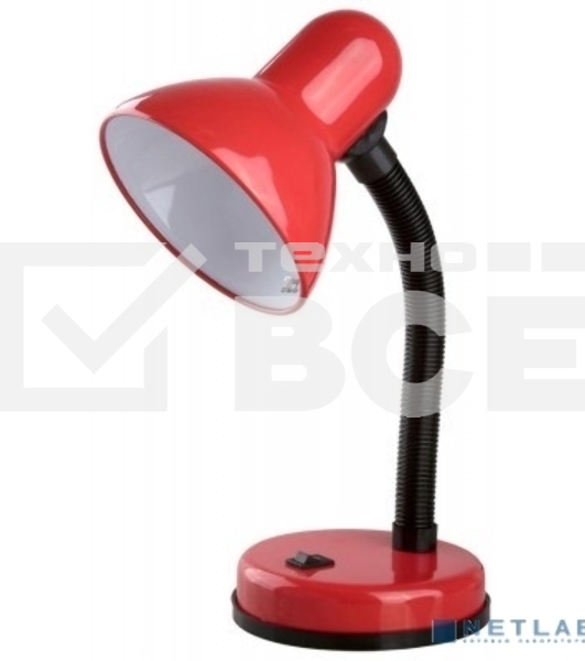 Camelion KD-301 С04 красный (Светильник настольный,230V 60W)