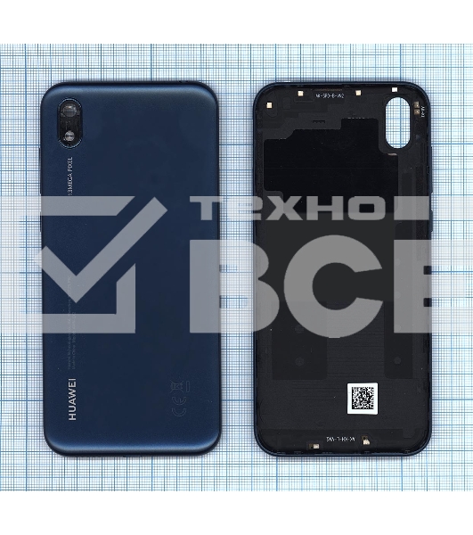 Задняя крышка для Huawei Y6 2019  синяя