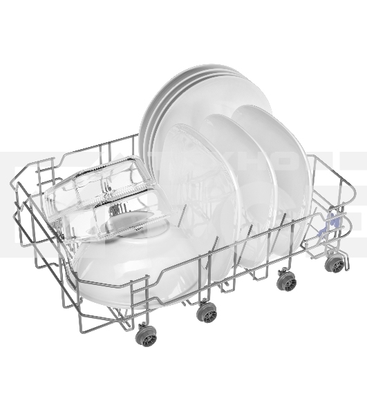 Посудомоечная машина Maunfeld MWF45220W, белый, 44.8 см, 10 компл., 49 дБ, класс A++