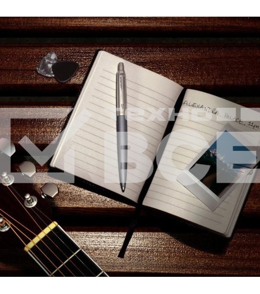 Ручка шариковая Parker Jotter XL K69 (CW2068360) Matte Grey CT M, синие чернила, подарочная коробка