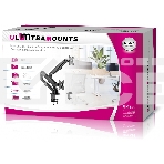 Кронштейн для мониторов Ultramounts UM729 черный 17'-27' макс.7кг крепление к столешнице поворот и наклон, фото14