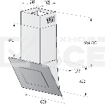 Вытяжка каминная Gorenje WHI626E6B черный/серый, 60 см, 678 куб. м/ч, 65 дБ, фото6