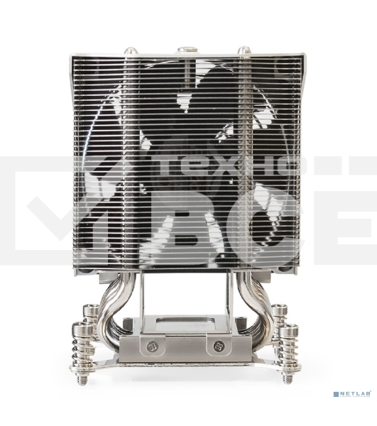 Кулер для процессора ExeGate ESNK-P0050AP4.PWM.4U.2011.Cu серебристый, 92 мм, алюминий/медь, 3800 об/мин, 44 дБ, 4 pin, 165 Вт, 125.8 мм