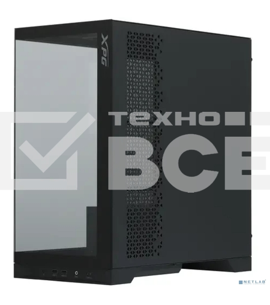 Компьютерный корпус XPG INVADER X черный (INVADERXMTWOF-BKCWW) Mid-Tower, Micro-ATX, Mini-ITX, Standard-ATX, USB 3.2 Gen2 Type-A, USB 3.2 Gen2 Type-C