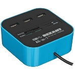 Кард-ридер Rexant 18-4118/черный/MS/MS PRODUO/M2/MMC/SD/microSD/microSDHC/microSDXC/USB Type-C/пластик, фото13