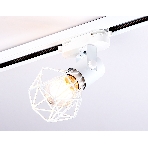 Трековый однофазный светильник Ambrella light GL5001 WH белый E27 max 40W D92*163, фото6
