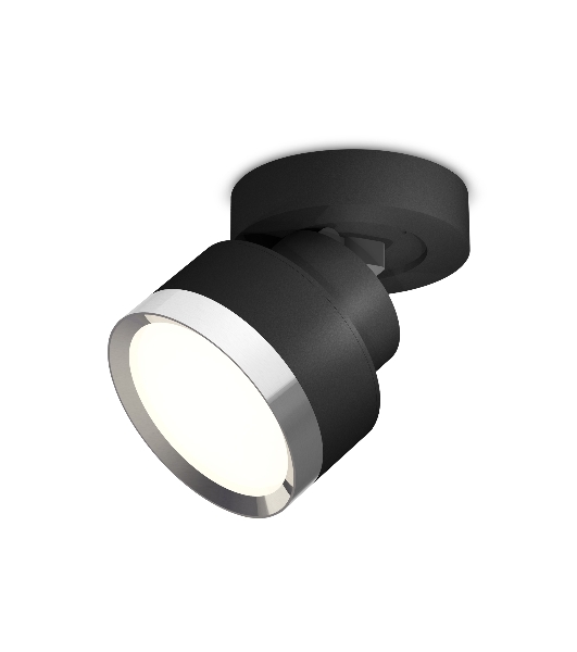 Светильник Ambrella Light XM8102003 SBK/PSL черный песок/серебро полированное GX53 (A2229, A2106, C8102, N8118)