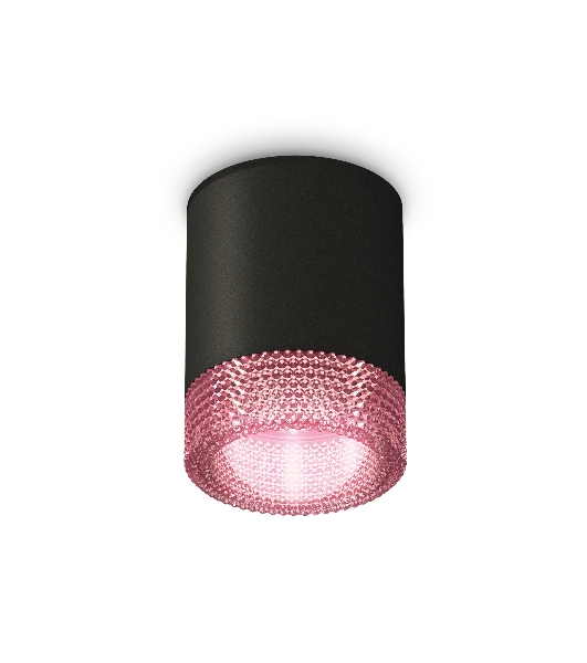 Светильник Ambrella Light XS6302042 SBK/PI черный песок/розовый MR16 GU5.3 (C6302, N6152)