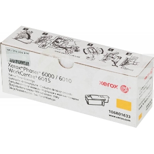 Картридж лазерный Xerox 106R01633 желтый для Xerox Ph 6000/6010N/WC 6015 (1000 стр.)(Channels)