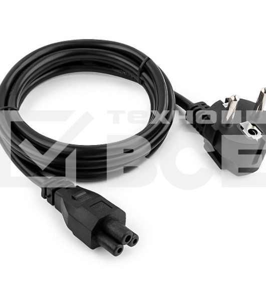 Кабель Кабель питания для ноутбуков Gembird/Cablexpert, 3м, Schuko- C5, 10А (PC-186-ML12-3M)