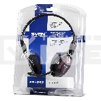 Гарнитура SVEN AP-540 с регулятором громкости черный/красный, фото11