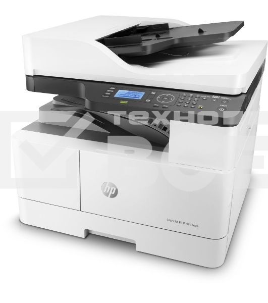 МФУ лазерный HP LaserJet MFP M443nda (8AF72A), A3, ч/б, печ. до 25 стр/мин. (А4) до 13 стр/мин. (А3), скан. до 21 стр/мин., 1200 x 1200 dpi (печать) 600x600dpi (скан.), USB, RJ-45