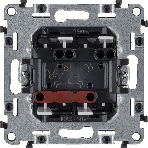 Выключатель 10А 250В, с лиц. панелью 2-клавишный Антрацит, фото2