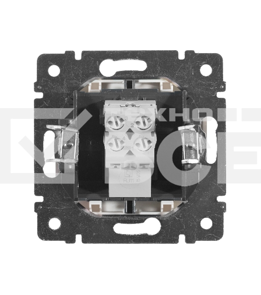 Розетка 1хRJ11, алюм. Valena Розетка 1хRJ11, алюм.