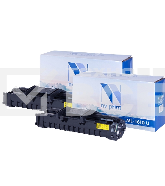 Картридж NVP совместимый NV-ML-1610 UNIV-SET2 для Samsung ML 1610/ 1615/ 1620/ 1625/ 2010/ 2015/ 2510/ 2570/ 2571N/ SCX-4321/ 4321F/ 4521/ Xerox Phaser 3117/ 3122/ 3124/ 3125/ Dell 1100 (3000k) (2 шт)