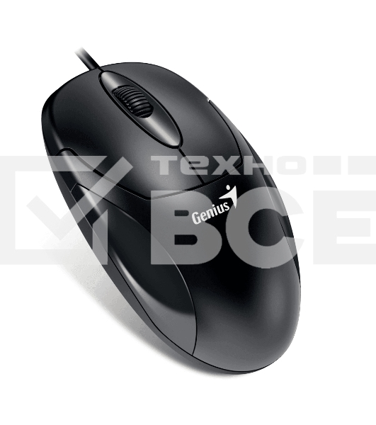Мышь проводная Genius XScroll V3 черный, 1000 dpi, USB, кнопки - 3