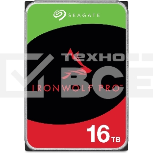 Жесткий диск Seagate SATA-III 16Tb ST16000NT001 NAS Ironwolf Pro 512E (7200rpm) 256Mb 3.5