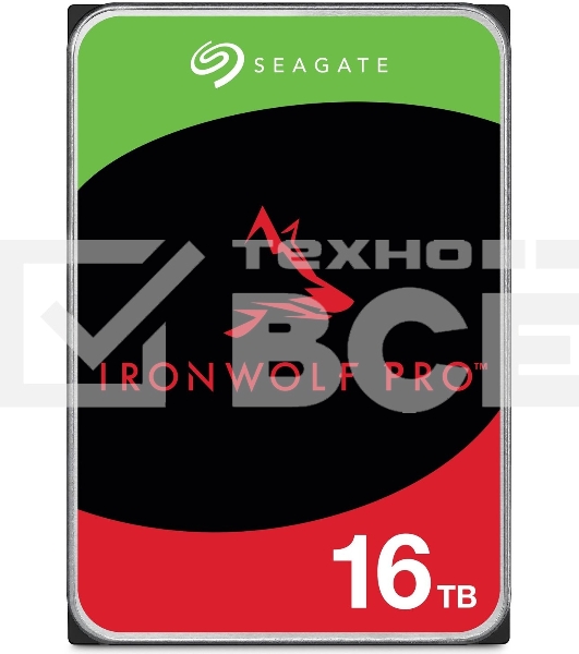 Жесткий диск Seagate SATA-III 16Tb ST16000NT001 NAS Ironwolf Pro 512E (7200rpm) 256Mb 3.5