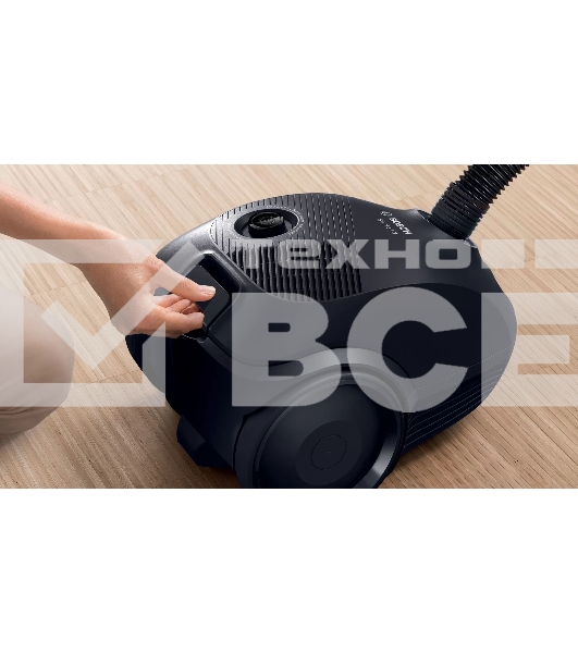 Пылесос Bosch BGBS2LB1 чёрный, 600 Вт, уборка сухая, пылесборник мешок, 3.5 л