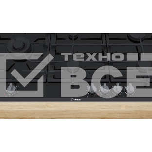 Газовая варочная поверхность Bosch PRS9A6D70M черный
