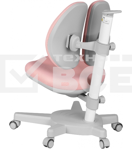 Кресло детское Cactus CS-CHR-3604PK розовый крестов. пластик серый