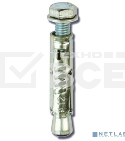 Анкер забивной М8 с болтом (уп.25шт) ДКС CM430850