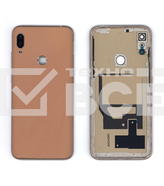 Задняя крышка для Huawei Y6 2019  коричневая