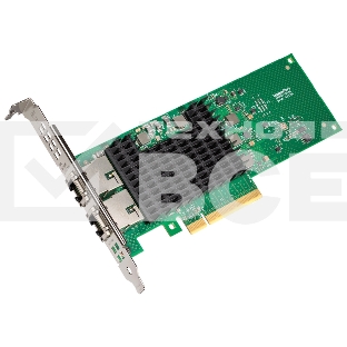 Сетевая карта/ Intel® Ethernet Network Adapter X710-T2L, Dual Ports RJ45, X710-AT2, 10GbE/5GbE/2.5GbE/1GbE/100Mb, PCIe v3.0 (8.0GT/s), QoS, VMDq, SR-IOV, iSCSI/NFS