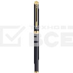 Ручка перьевая Waterman Hemisphere (CWS0920710) Matte Black GT F сталь нержавеющая подар.кор., фото2
