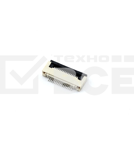 Разъем FPC Flip-Lock 0510-16RLGF 16 pin высота 1мм шаг 0,5мм