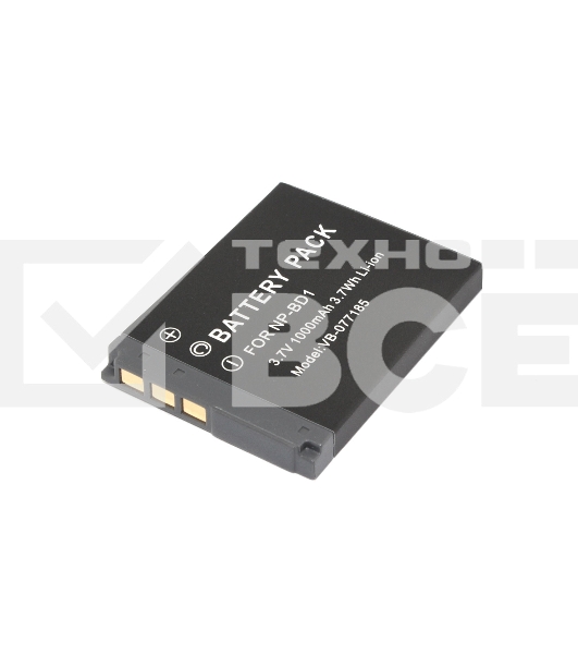 Аккумуляторная батарея для фотоаппарата Sony Cyber-shot DSC-G3 (NP-BD1) 3.7V 1000mAh