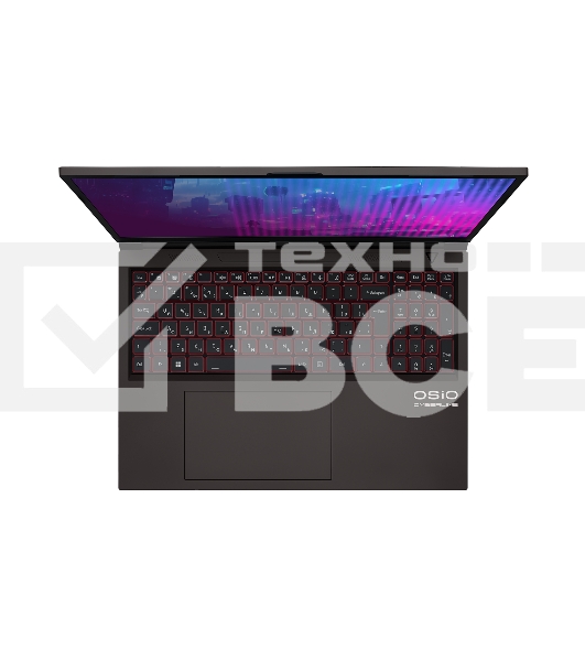 Ноутбук Osio CyberLine C160i-004 коричневый Core i7 12650H 16Gb SSD512Gb NVIDIA GeForce RTX4060 8Gb 16