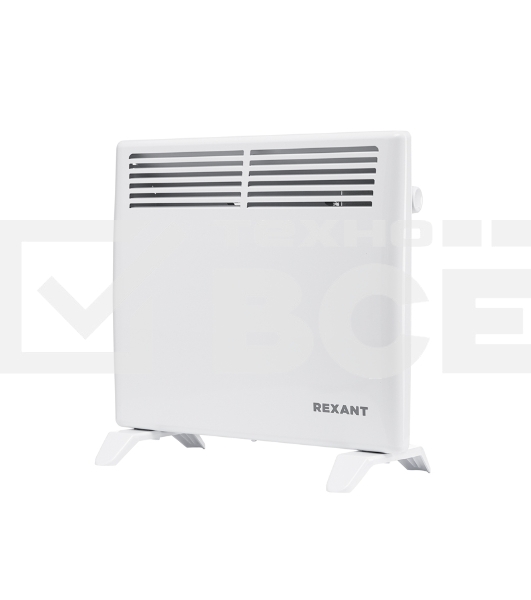 Конвектор Rexant 60-0118, белый, 1000 Вт, 15 м2, механический термостат